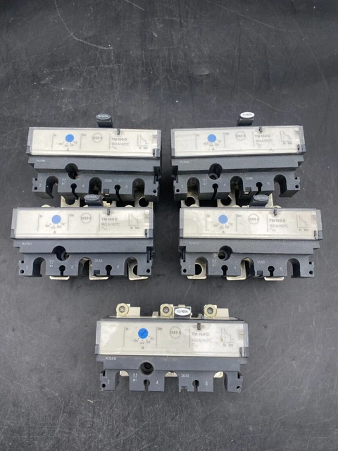 4x unità di sgancio Merlin Gerin Compact NS TM160D 2P2D NS250 31422