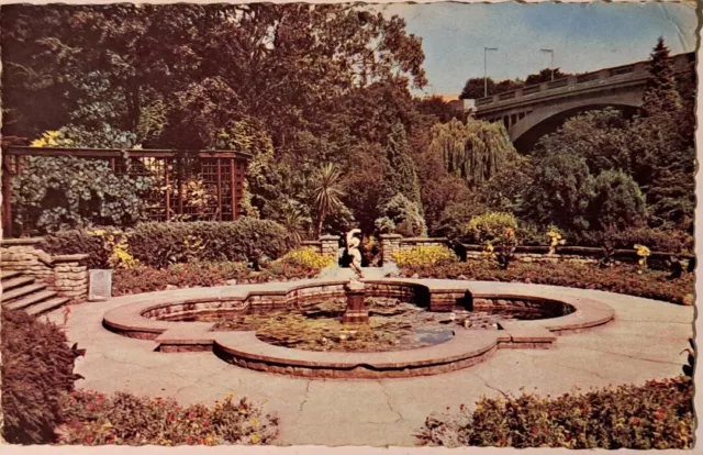 Vintage 1964 Peasholm Glen, Peasholm Park Scarborough Yorkshire England Postcard
