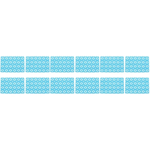 12 Pcs Cage Plastic Pad Pet Hollow Mats Rat Bathing Floor Non-slip