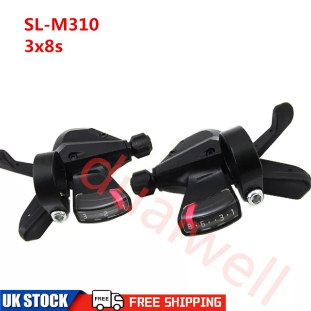 Bike Gear Shifter for Shimano.Acera 3x8 24 Speed Shift Lever Trigger Cable Tools