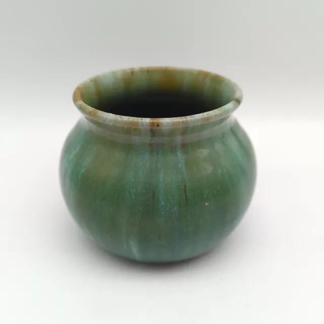 John Campbell Tasmania Australian Pottery Vase 1934, Signed, green glaze