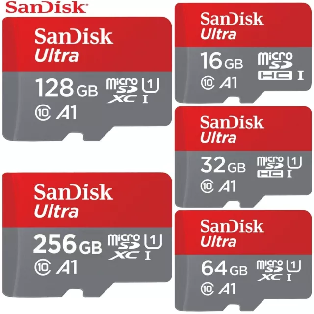 SanDisk Ultra Micro SD Card TF Flash Memory Card High-Capacity Safe Backup