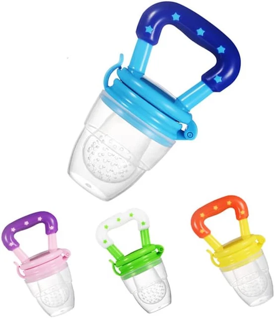 Sucette Fruit Pour Bebe,4 Pcs Tétine Grignoteuse Fruit
