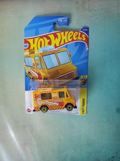 Hot Wheels Fast Foodie Hot Wheels 2018 50th Anniversary Fast Foodie Quick Bite (Camión De... Mini Food Truck