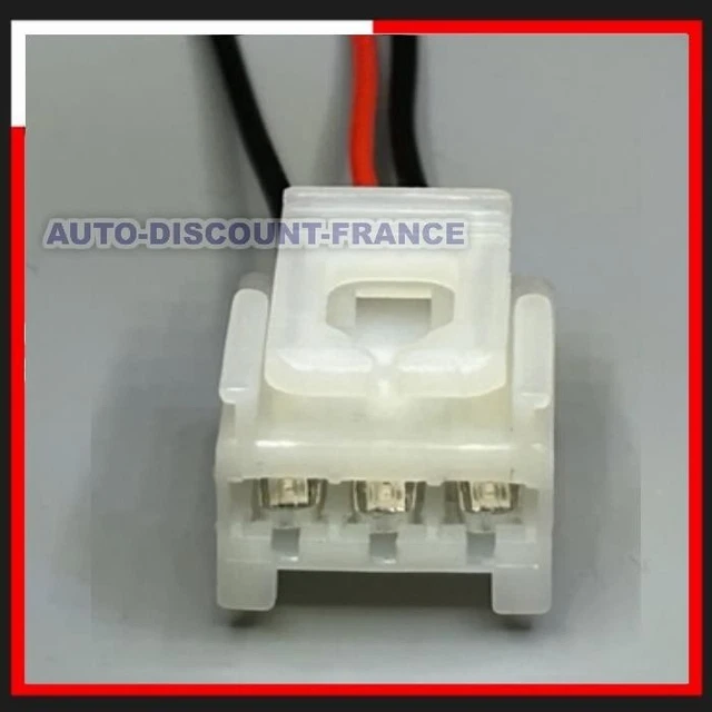 HARNESS CONNECTOR WIRING Plug 3 Way Beam Socket For Fiat Lancia Alpha £ ...