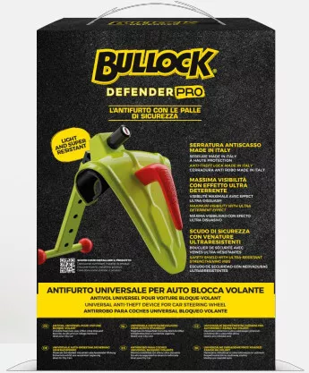 Bullock Defender Pro Antifurto Auto Blocca Volante + Additivo Omaggio A Scelta! 3