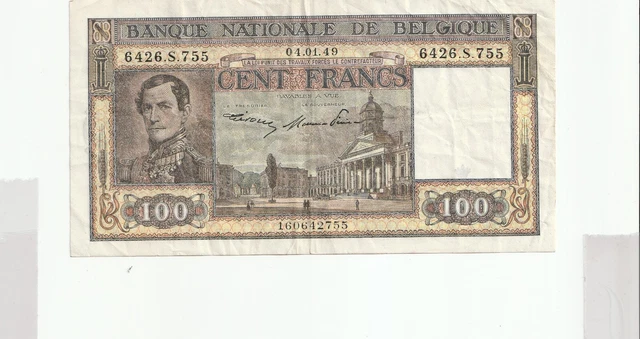 Billet de banque Belge ancien