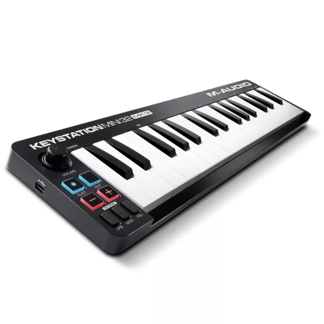 M-Audio Keystation Mini 32 Ultra-portabler Mini MIDI Zubehör Controller DEFEKT