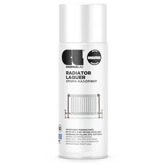 Laca radiador Cosmoslac N402 - pintura en aerosol brillante secado rápido 400 ml lata