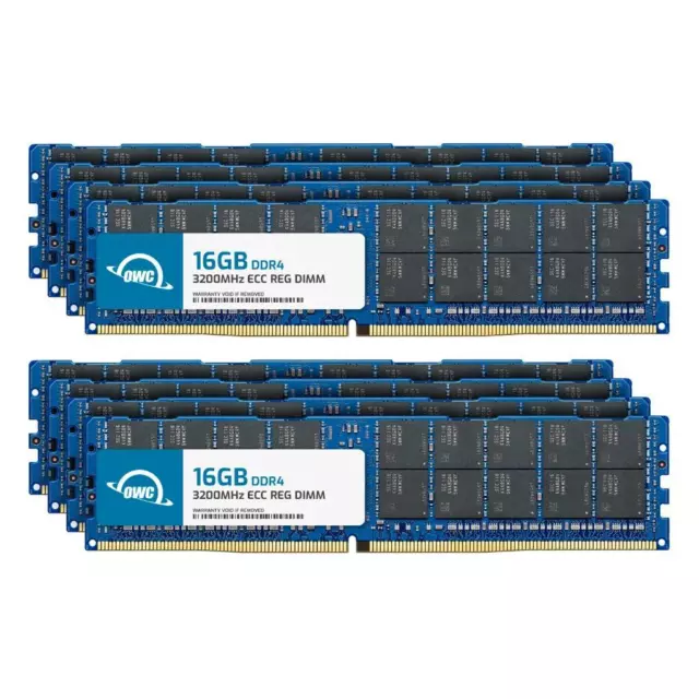 OWC 128GB (8x16GB) DDR4 3200MHz 2Rx4 ECC Registrado 288 pines DIMM RAM Memoria