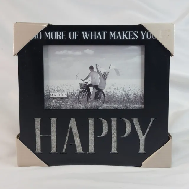Malden International Designs "Do More Of What Makes You HAPPY" Picture Frame 4x6