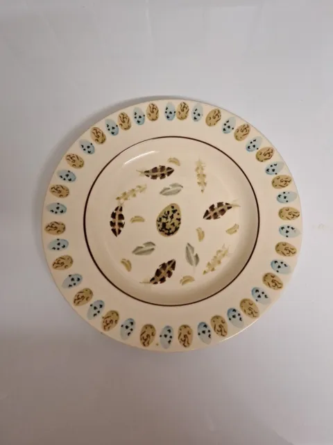 Emma Bridgewater Rare Mary Fedden Egg And Feather 10.5 Inch Plate