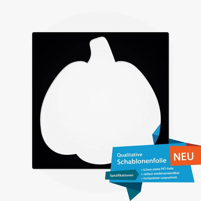 Schablone im Halloween Kuerbis v1 Design