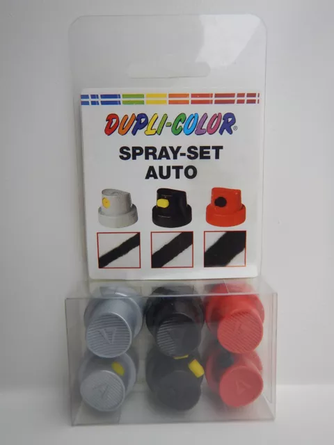 Dupli Color Spray Set SPRÜHKOPF FLÄCHENSPRÜHKOPF FAT CAP BREITSTRAHL SPRAYDOSE