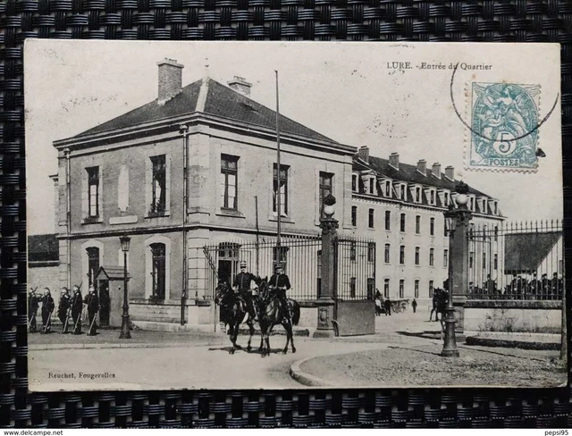 Carte Postale Ancienne - Lure Haute-Saône - Vue Aérienne Des Casernes - 10x15cm