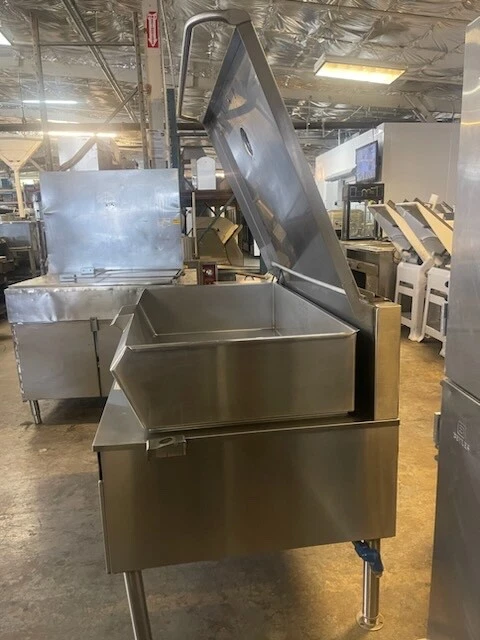 Cleveland 40 Gallon Natural Gas Power Tilt Skillet Braising Pan Sgl-40-Tr