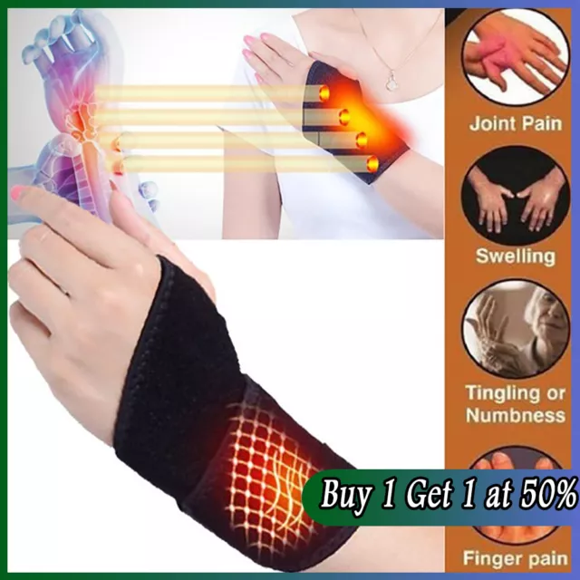 Hand Wrist Brace Support Strap Carpal Tunnel Splint Arthritis Sprain Stabilizer