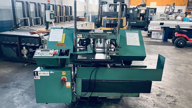 W.F Wells W-914A CNC Horizontal Band Saw, New 2007