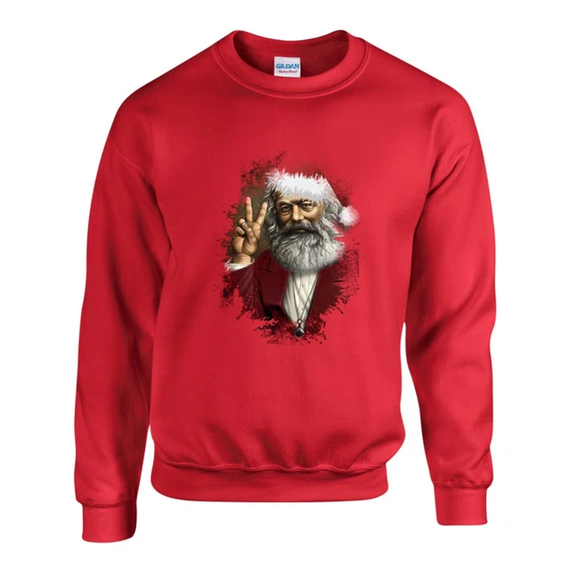 Santa Claus Jumper, Christmas Day Xmas Ugly Sweatshirt Gift Vintage Unisex Top