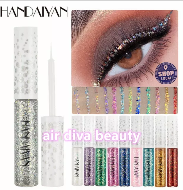 Eye Shadow Makeup Glitter Super Shine Shimmer Diamond Liquid Eyeliner Eyeshadow