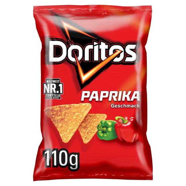 Peperoni Doritos tortilla Nachos snack sincero snack 10x 110 g NUOVI MHD 6/23