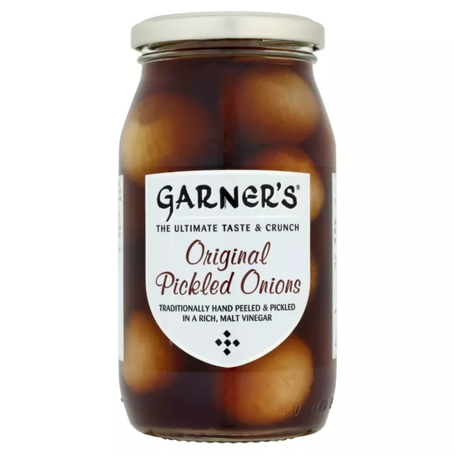 Garner's Pickled Onions 454g - Packs of 1 & 2