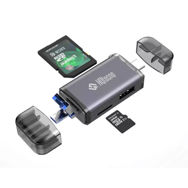 Card Reader 6 in 1 USB 3.0 Type-C HUB Lettore Schede Memoria OTG SD/Micro SD TF