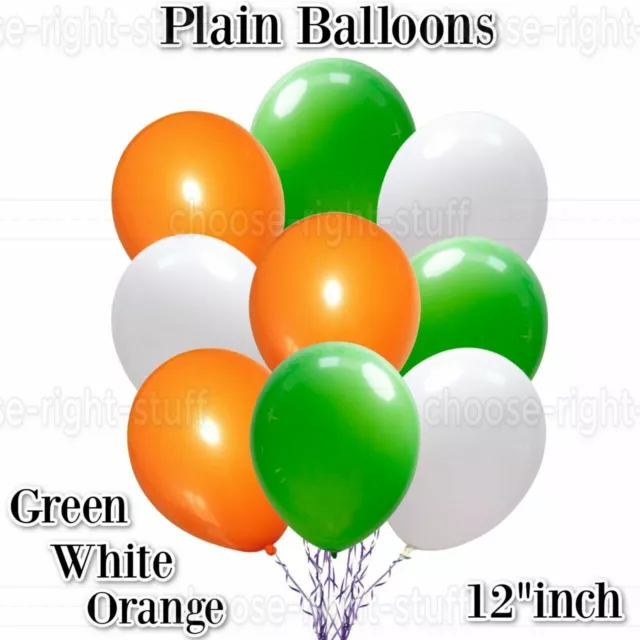 15-60 Festa Irlandese Irlanda San Patrizio Day Verde Arancione Bianco Palloncini