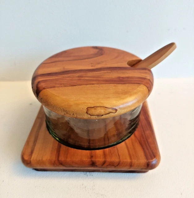 JOLI ANCIEN POT MOUTARDIER & SALIERE SEL POIVRE FAIENCERIE DART LE Renoleau D Imgx1200 8425