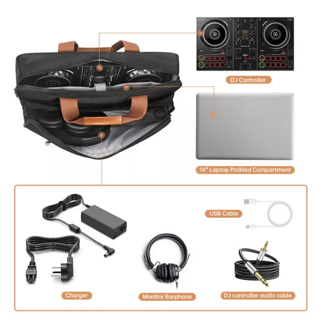 Controller Case Bag For Pioneer DJ DDJ-FLX6/REV1 DDJ-200/800 Numark Party Mix II 3