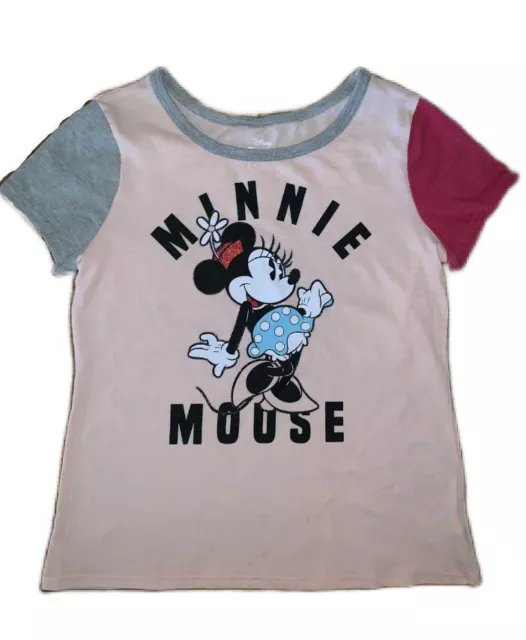 Disney Minnie Mouse Girls Shirt Size L