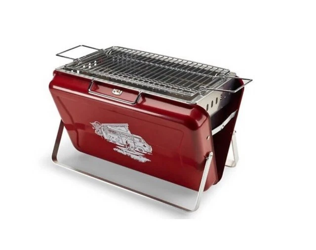 TaktZeit Tragbare Feuerstelle – 55,9 X 55,9 X 43,2 Cm, Edelstahl-Geflecht, Faltbar, Mit Tasche – Für Camping, Garten & Strand