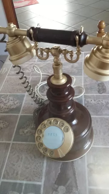 Telefono A Disco Da Tavolo Vintage