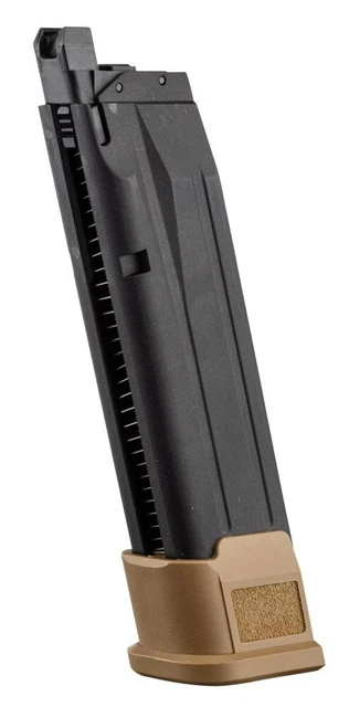 Chargeur Metal Tan Co2 Vfc 21 Billes 6 Mm Pour Replique M17 P320 Proforce Sig Sa