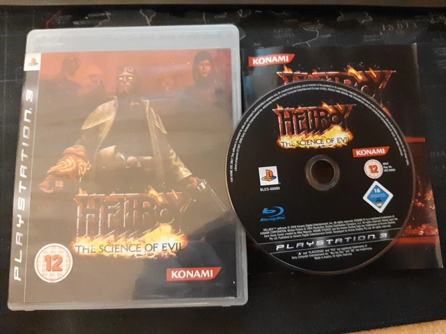 Hellboy: The Science of Evil (Sony PlayStation 3, 2008) Complete with Manual