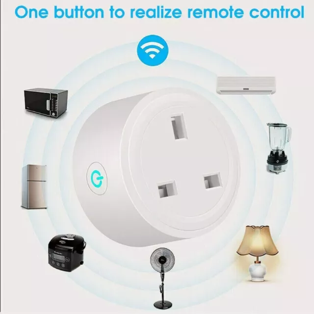 Wireless WiFi Smart Plug Socket Power Socket for Amazon Alexa Google Home