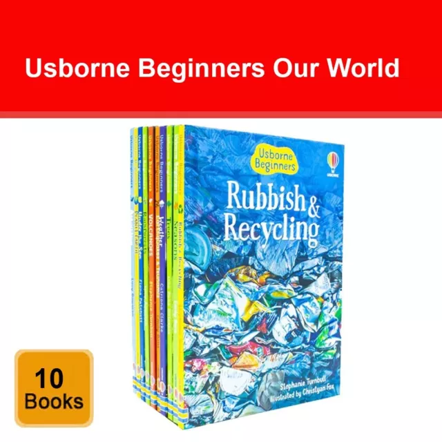 Usborne Beginners Our World Series 10 Books Collection Children Set Ages 4+ [HB]