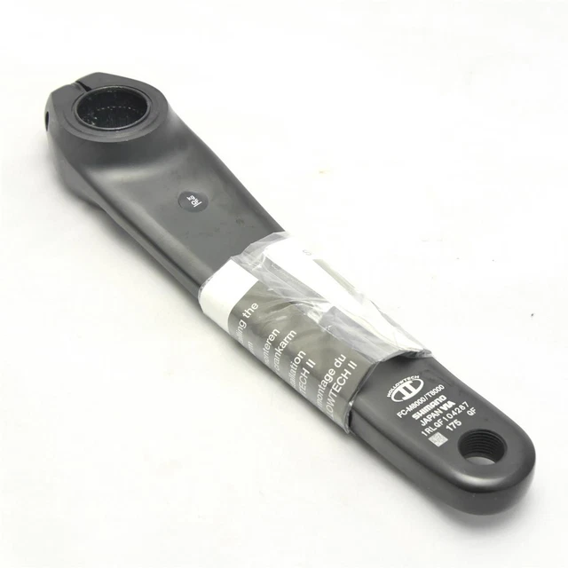 Bras De Manivelle Gauche Shimano FC-M6100-1 - Pièce De Rechange Authentique - 170 Mm, Noir - 2