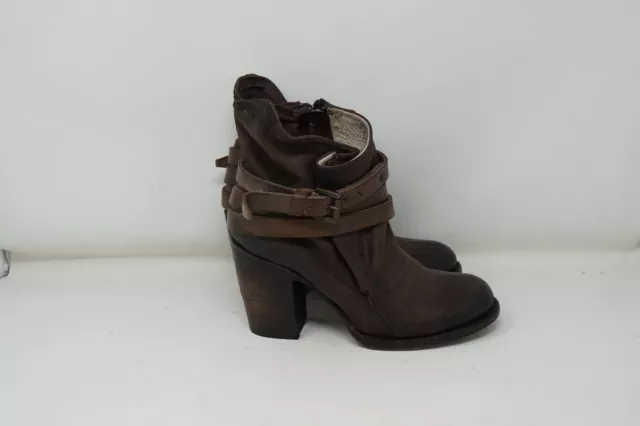 FREEBIRD BY STEVEN for Women FB Blaze Heel Booties Dark Brown