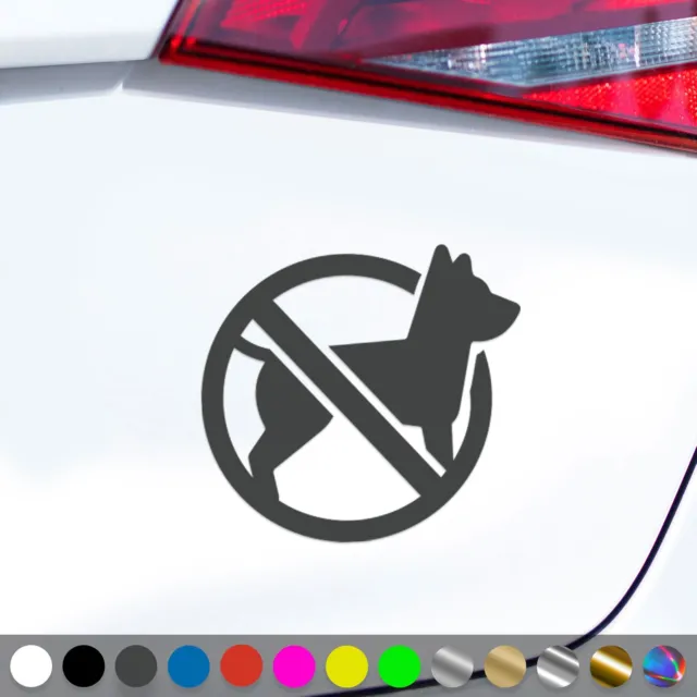 Hunde Verboten Aufkleber Nicht Erlaubt Hundeverbot Sticker Auto Geschenkidee