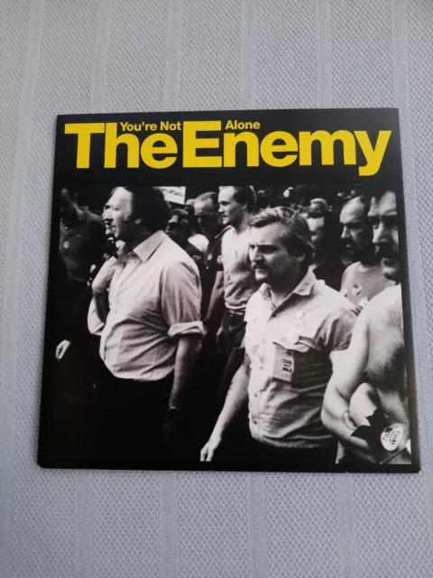 The Enemy - Your Not Alone 7" Vinyl (Mint) 2007 Warner Brothers. Collectable.