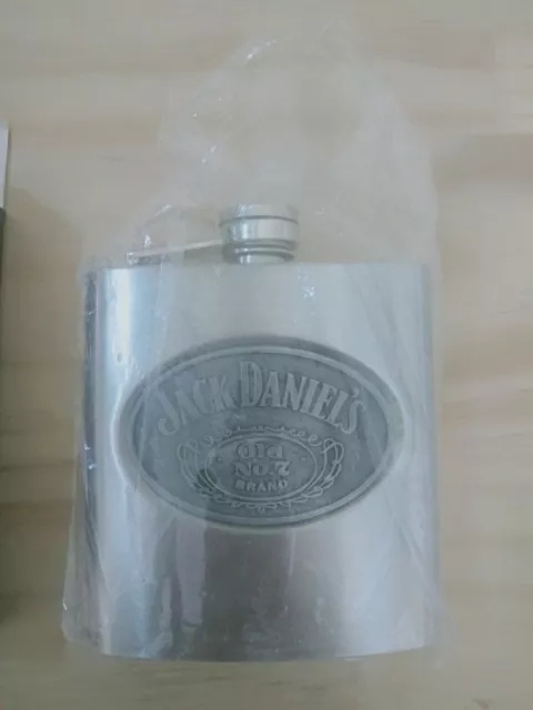 Jack Daniels Old No 7 Hip Flask Unused In Box