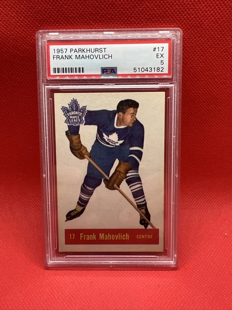 Frank Mahovlich -Rookie -1957 Parkhurst- PSA 5