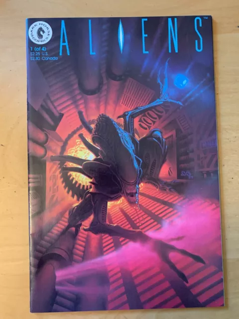 Aliens 1, 1989 + Dark Horse Presents 34, 35, 46, Avg Grade Vf+ (8.5 - 9.0) ++