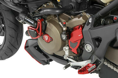 Cif Cover Ispezione Fase Rosso CIF04D Ducabike per Ducati Monster 1000 2004 > 2005 