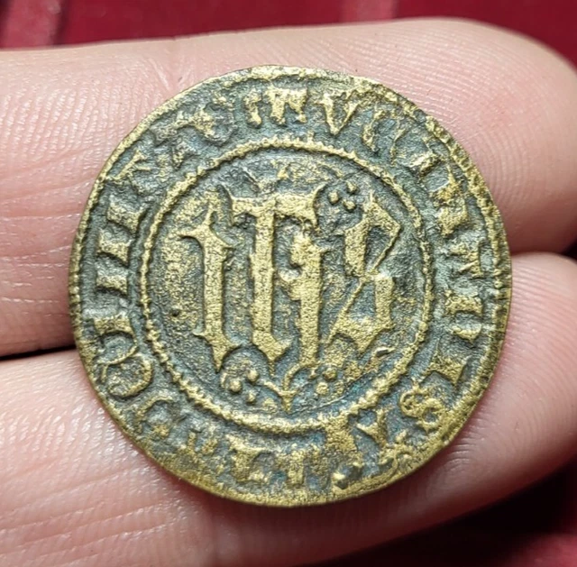 Jeton De Compte Du Dauphiné En Argent/billon - Référence 77-284 - Pièce De Collection