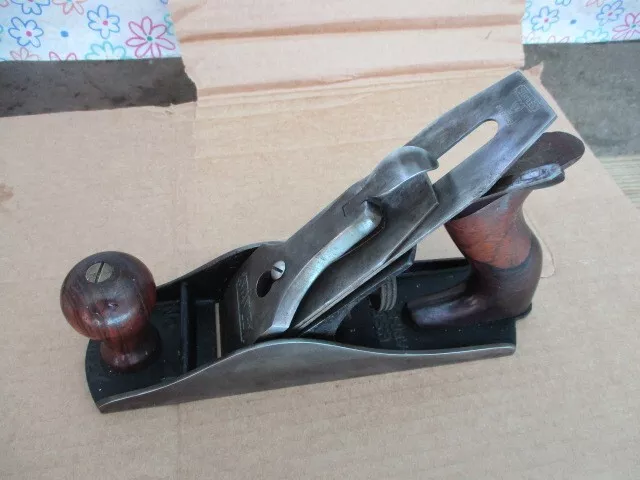 VINTAGE/ANTIQUE STANLEY SWEETHEART BAILEY No. 4 WOOD PLANE 4/19/1910