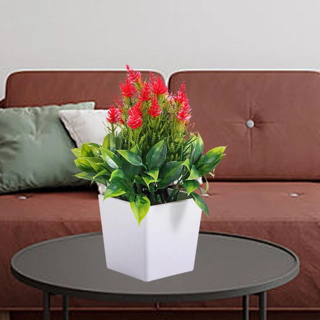 Décoration Accueil Bureau Extérieur Pot Plantes artificielles Faux Jardin