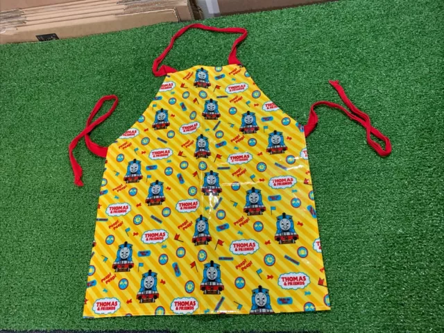 Thomas The Tank Engine Oil Cloth Apron Kids Britt Allcroft 2001 Kitchen Cooking