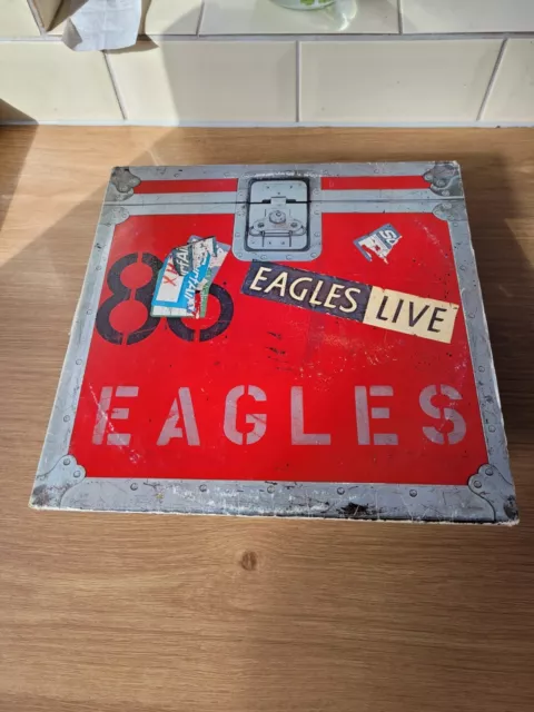 Eagles Live 12" Double Vinyl LP Album 1980 UK Press Asylum K 62032